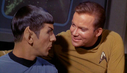 Spock/Jim Kirk (spirk)